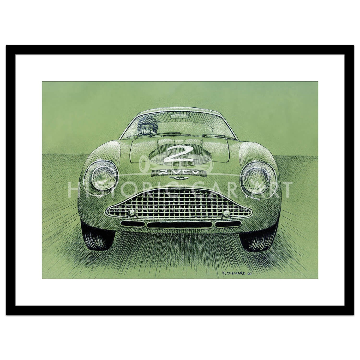 Aston Martin Zagato 2 VEV | Original Art