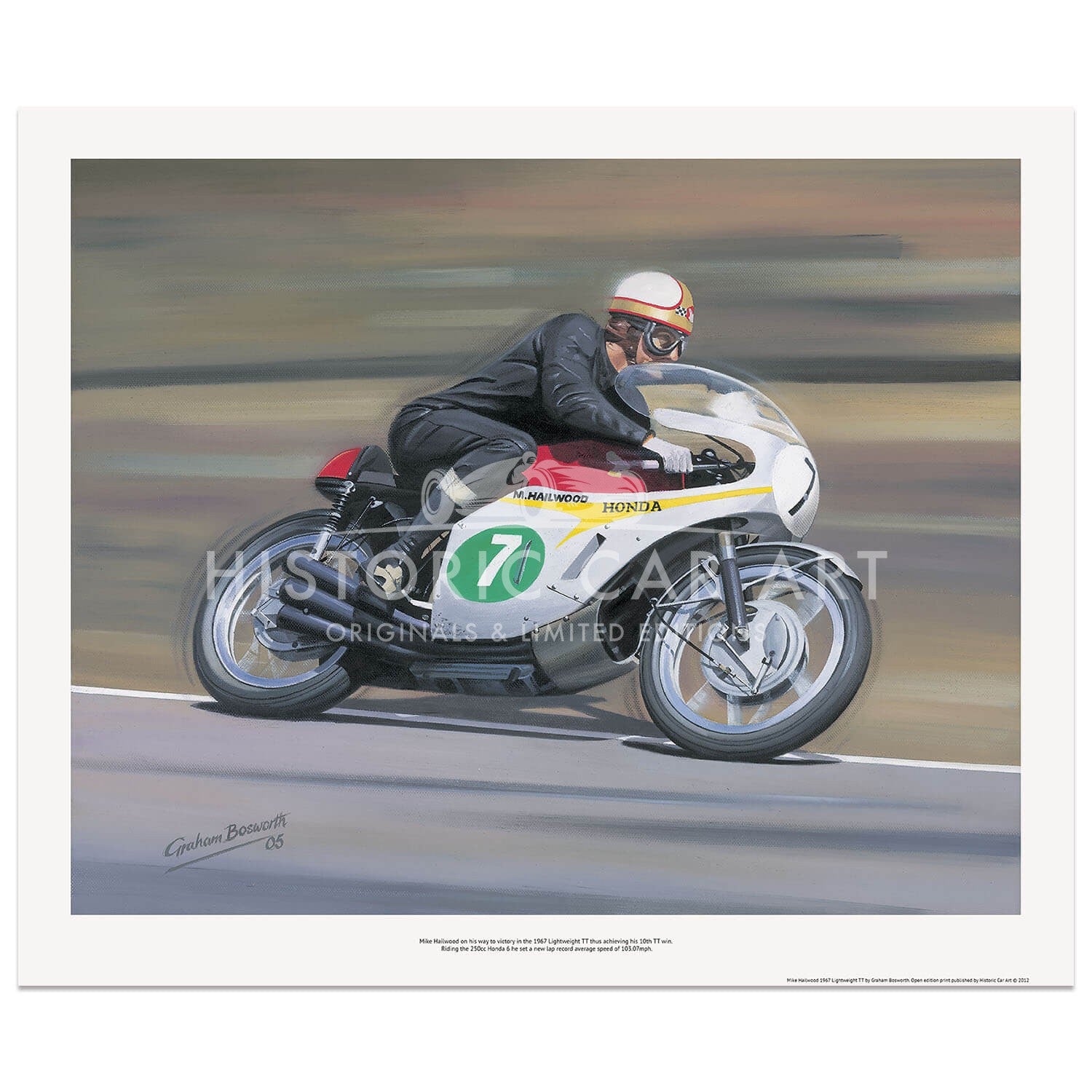 Mike Hailwood | Honda Motorcycle | 1967 Lightweight TT | Print