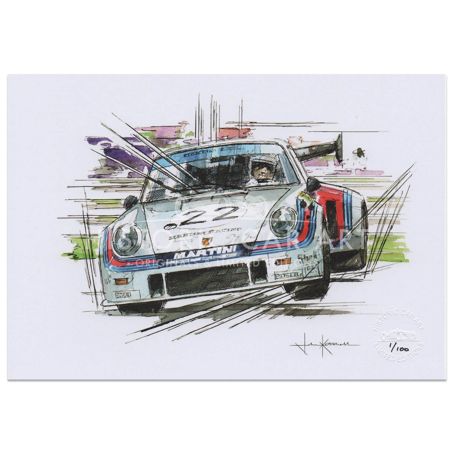 Le Mans 24h 1974 | Porsche RSR | Art Print