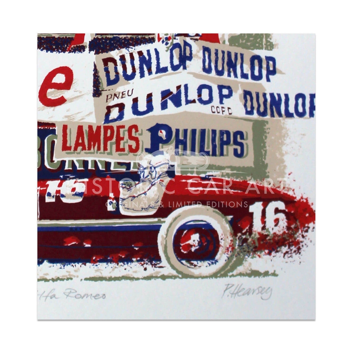 Louis Wagner | Alfa Romeo | French Grand Prix 1924 | Art Print