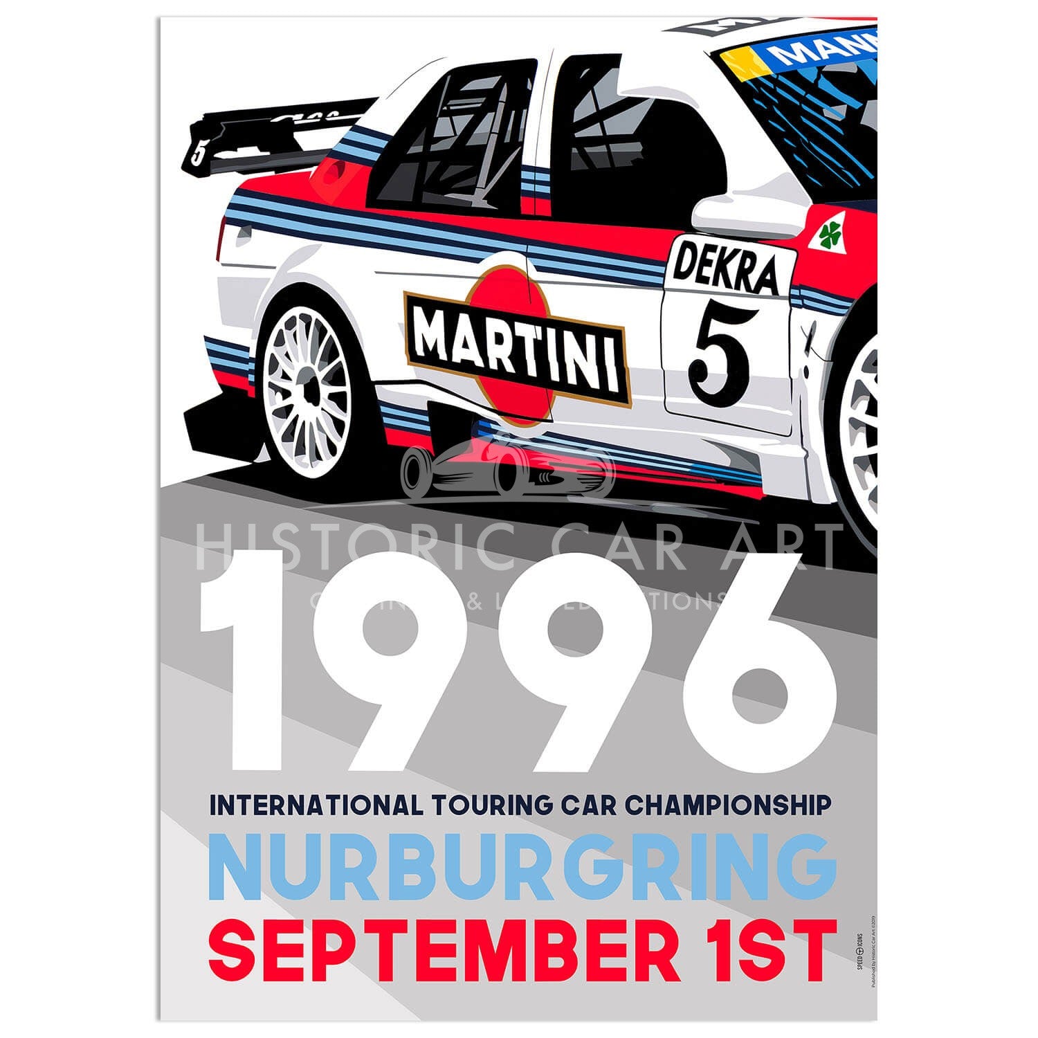 SPEED ICONS: International Touring Cars 1996 Race | Nurburgring | Poster