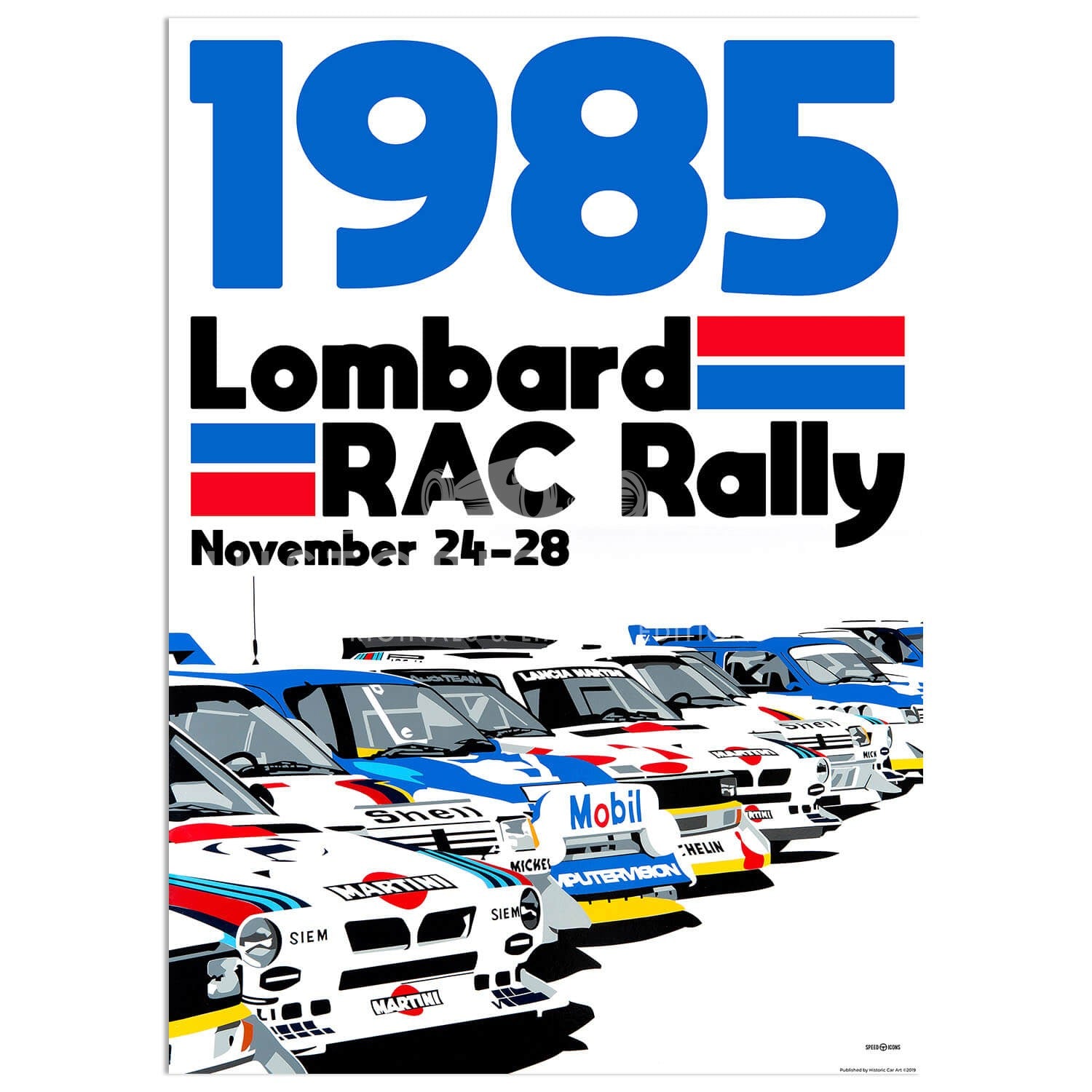 SPEED ICONS: Lombard RAC Rally 1985 | Poster