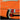Porsche 911 Rear | Tangerine Orange | Art Print