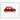 Fiat 500 | Red | Art Print
