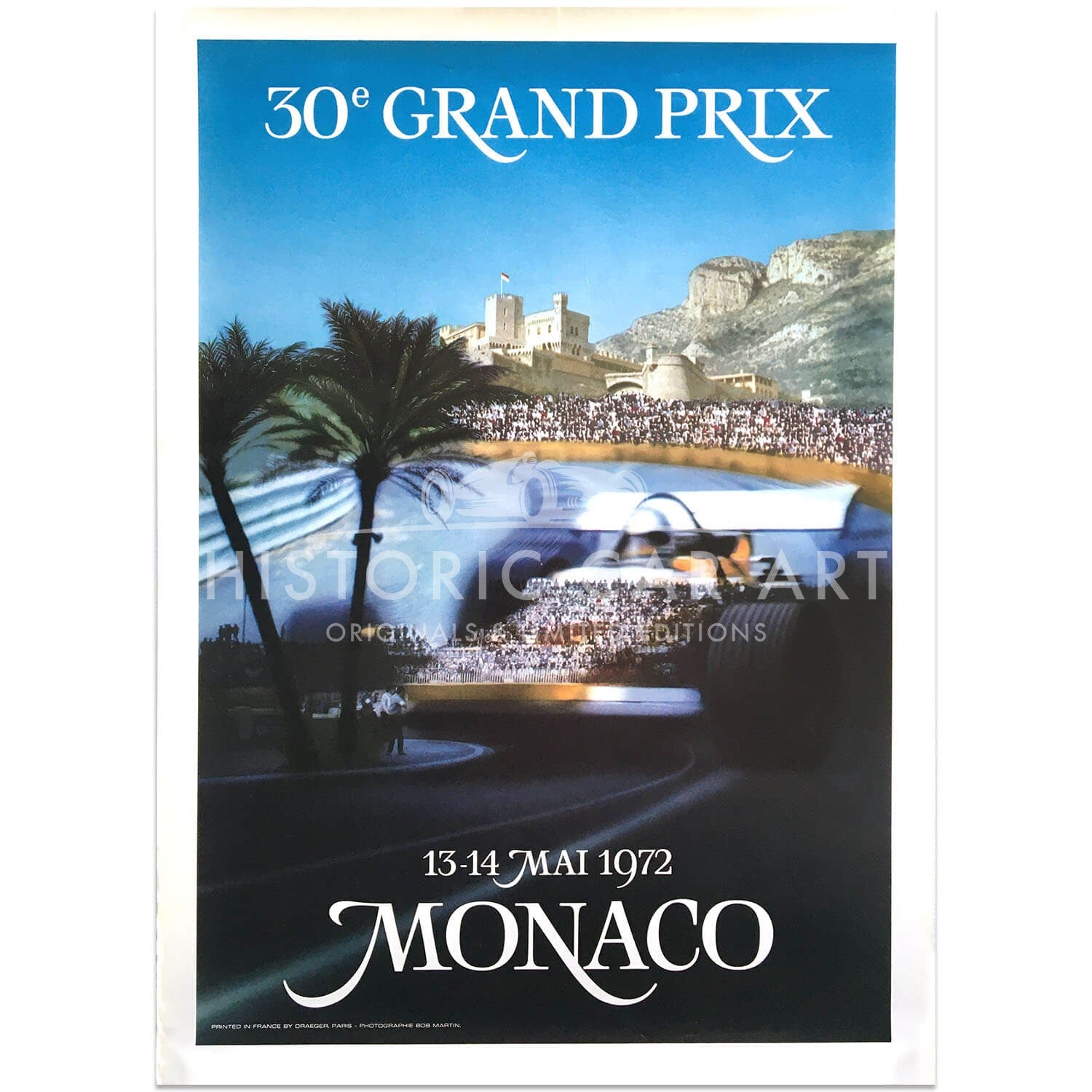 French | Monaco Grand Prix 1972 | Original Poster