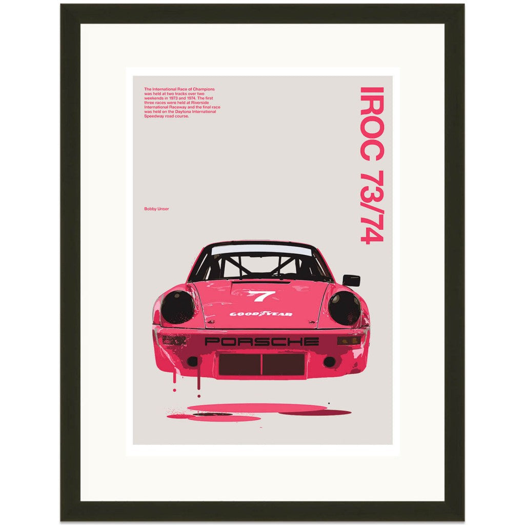 Porsche | IROC | Carrera RSR | Unser | Art Print | Poster