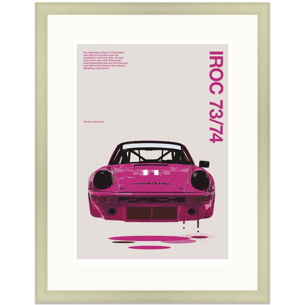 Porsche | IROC | Carrera RSR | Johncock | Art Print | Poster
