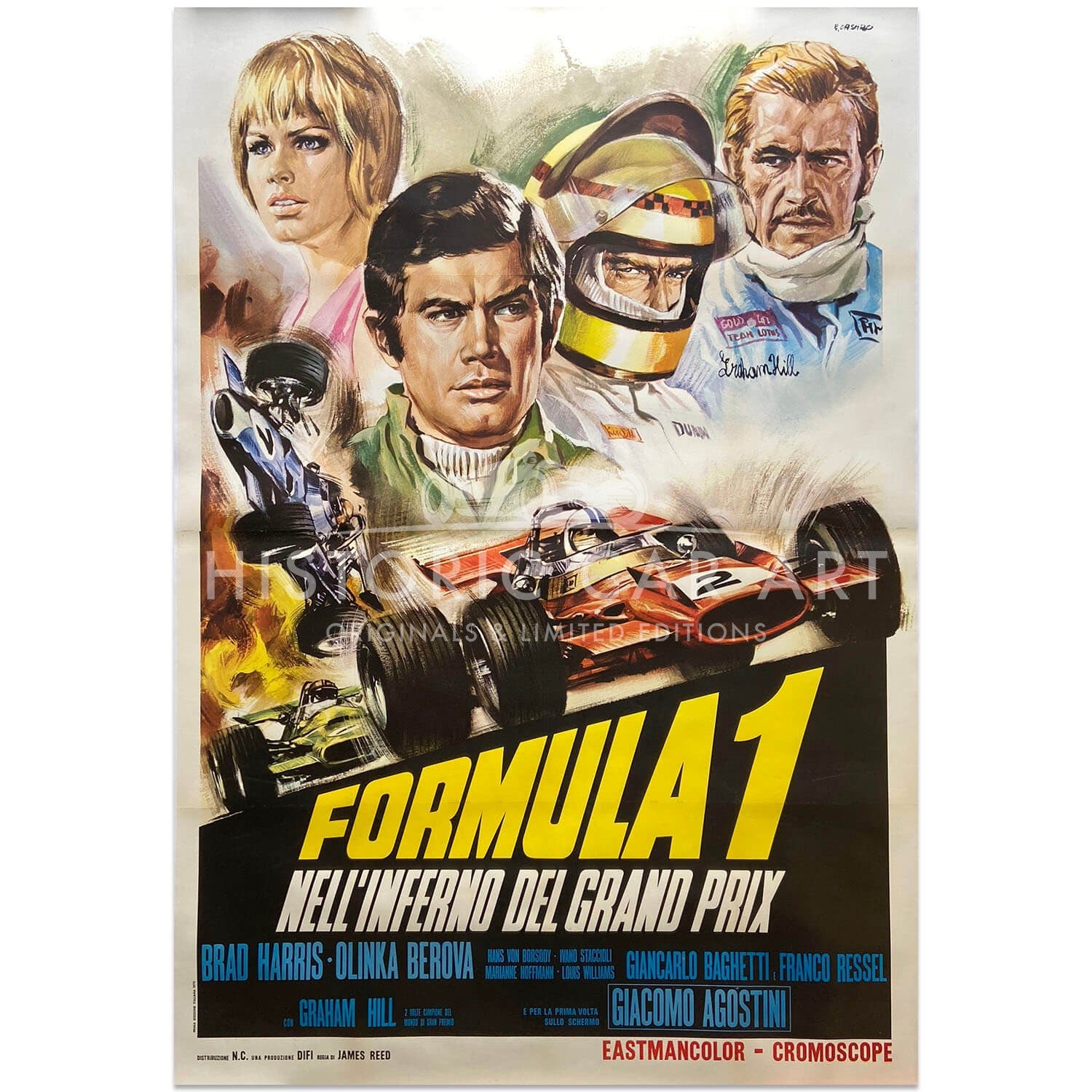 Italian | Formula 1 Film | Nell Inferno del Grand Prix | Original Poster