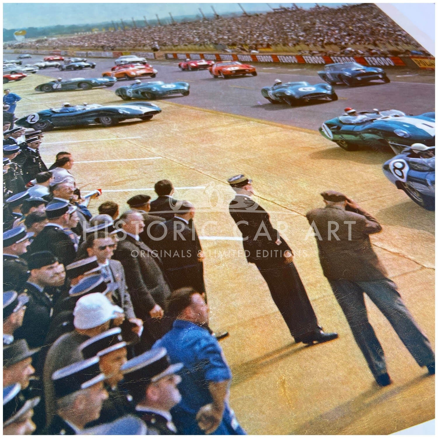 French | Le Mans 24 hours 1960 Original Poster (Tourist Version)