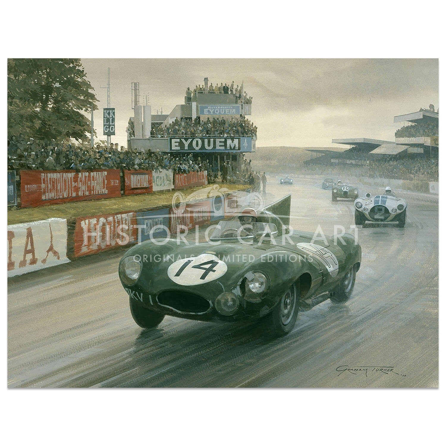1954 Le Mans | Jaguar D-Type | Duncan Hamilton | Print