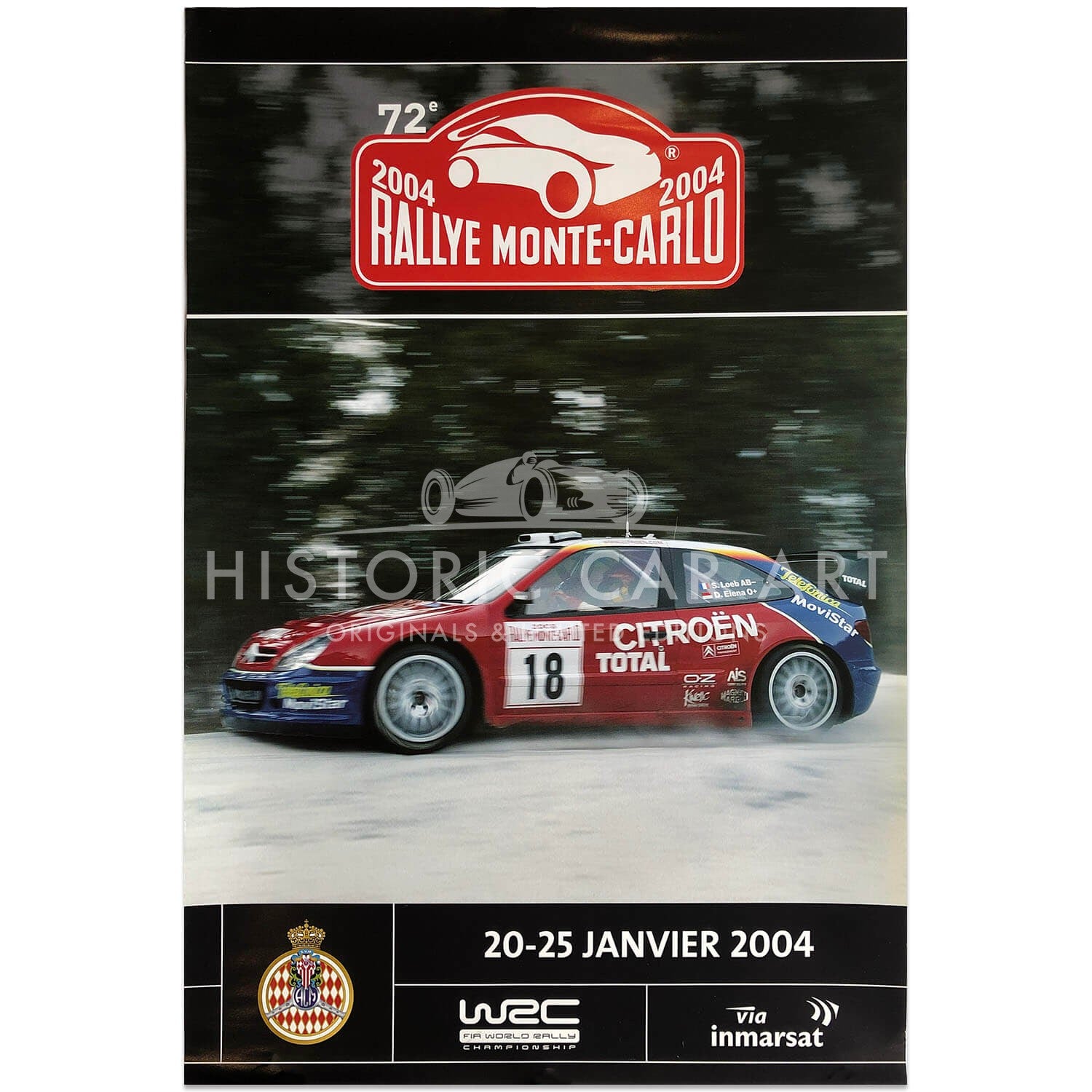 French | Monte Carlo Rally 2004 | Original Poster