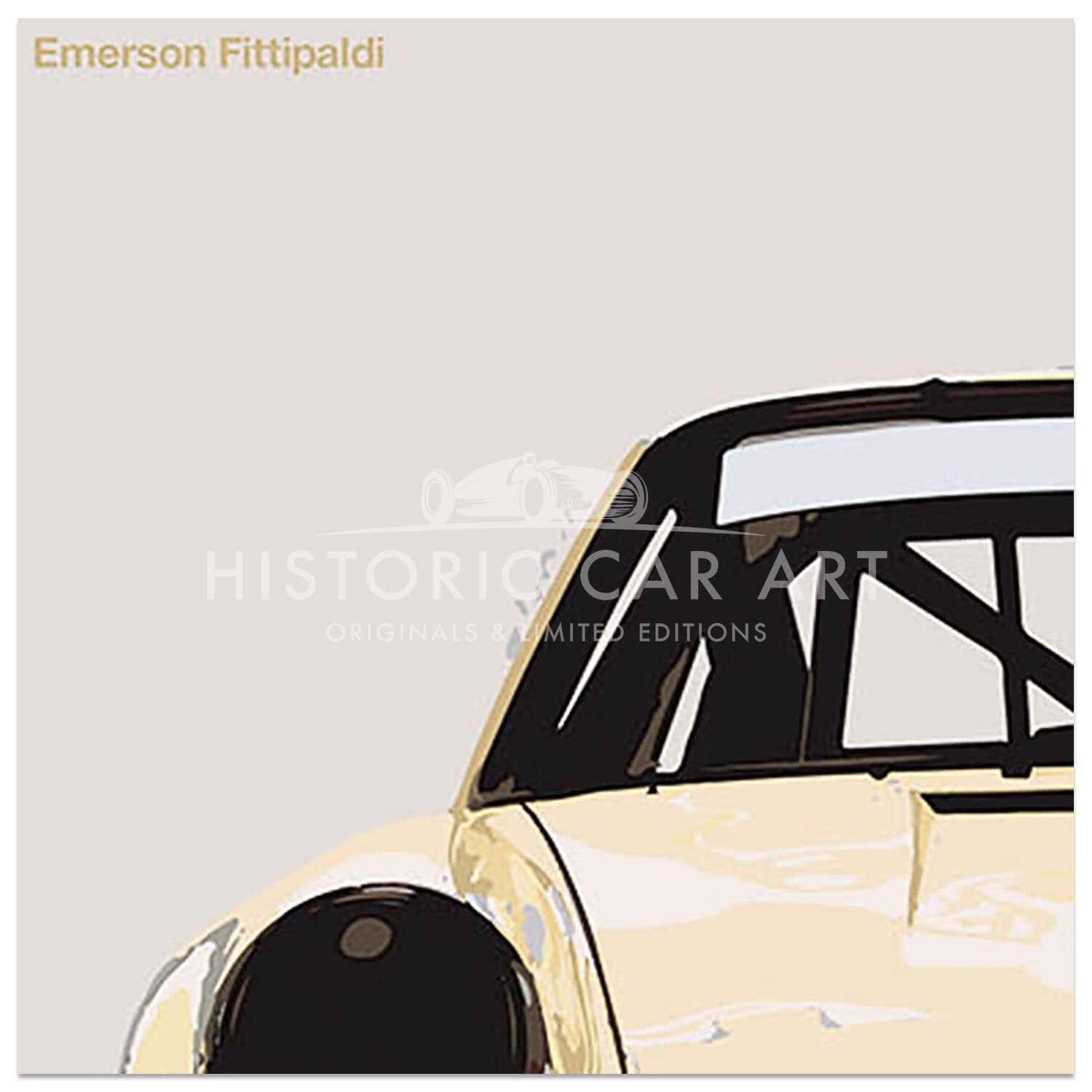 Porsche | IROC | Carrera RSR | Fittipaldi | Art Print | Poster