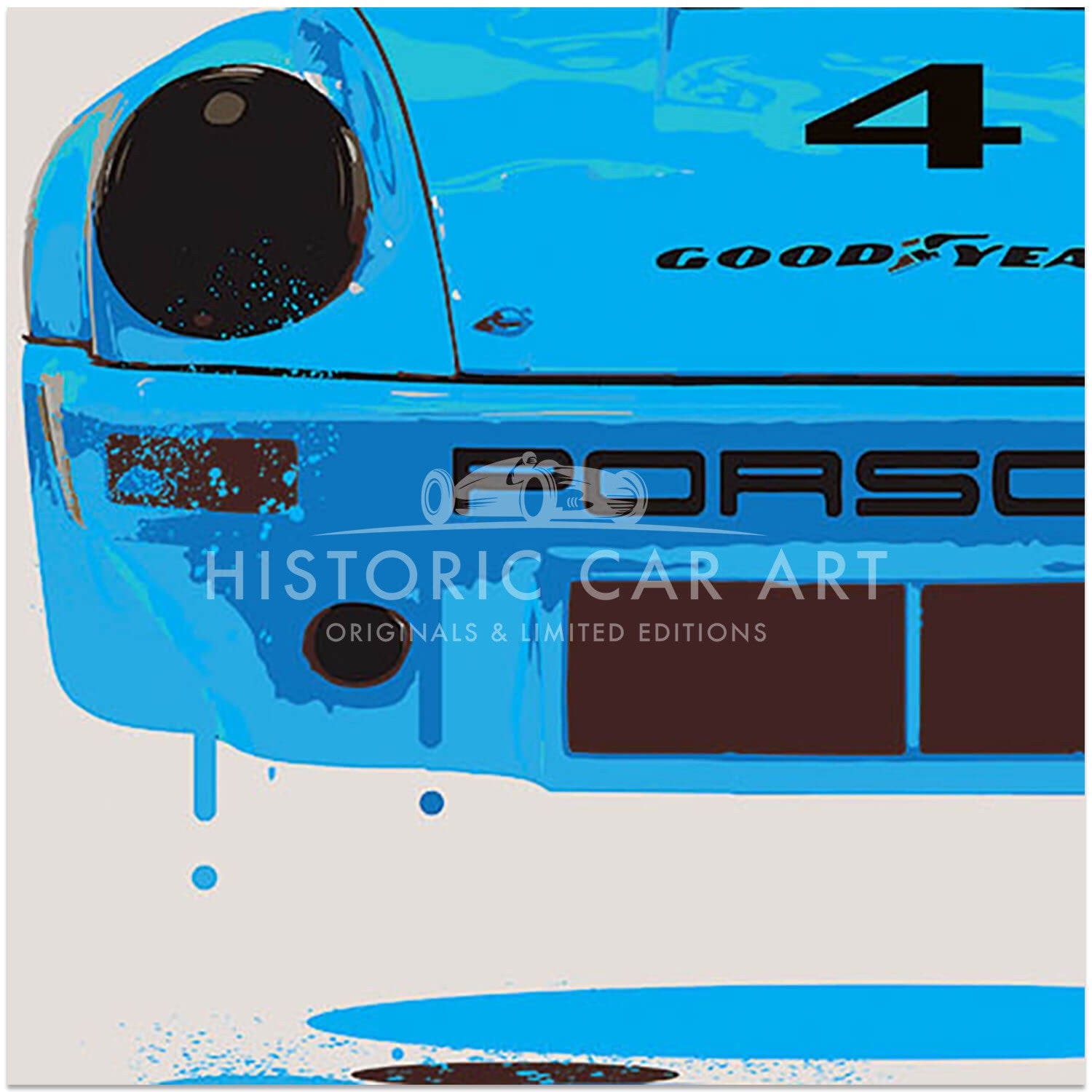 Porsche | IROC | Carrera RSR | Follmer | Art Print | Poster