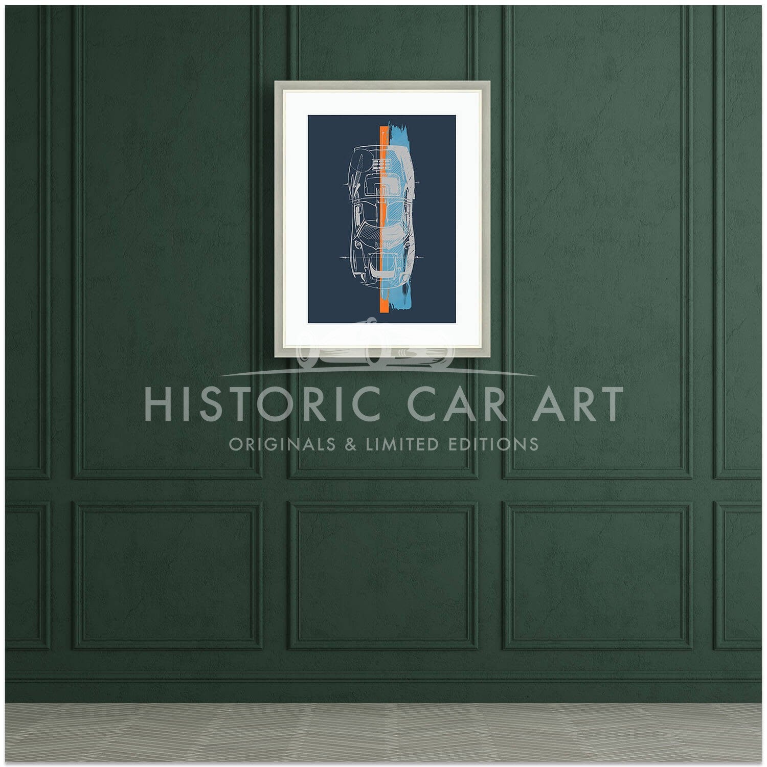 Ford GT40 - Designer Art - Print