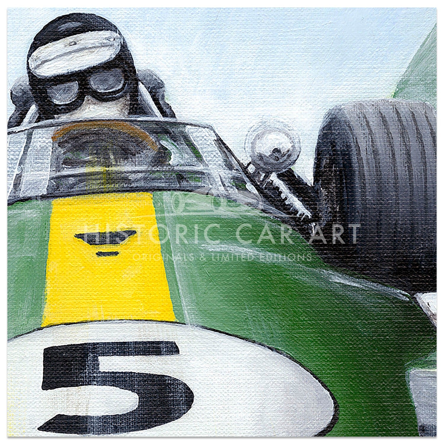 Flying Scotsman | Lotus 49 | Jim Clark | 1967 | Print