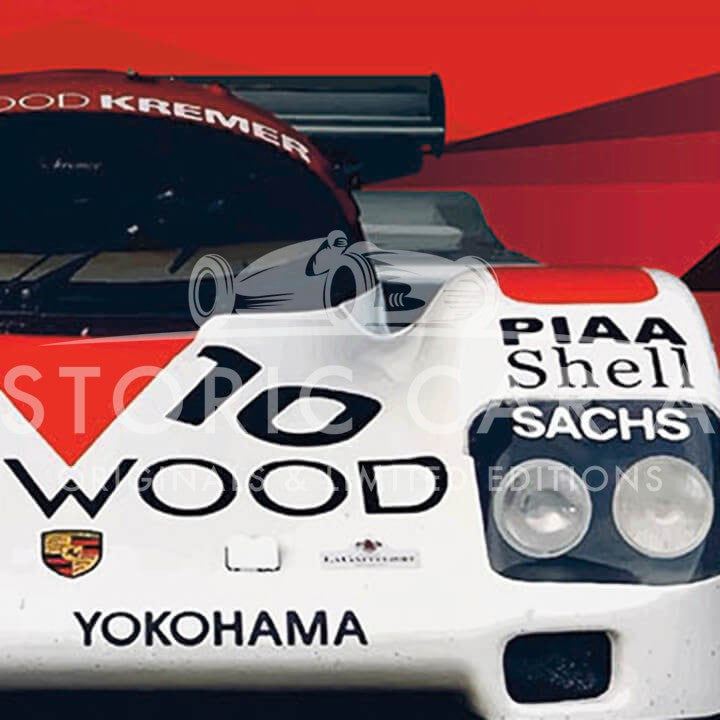 Porsche | 962-CK6-88 | Kenwood | Art Print | Poster
