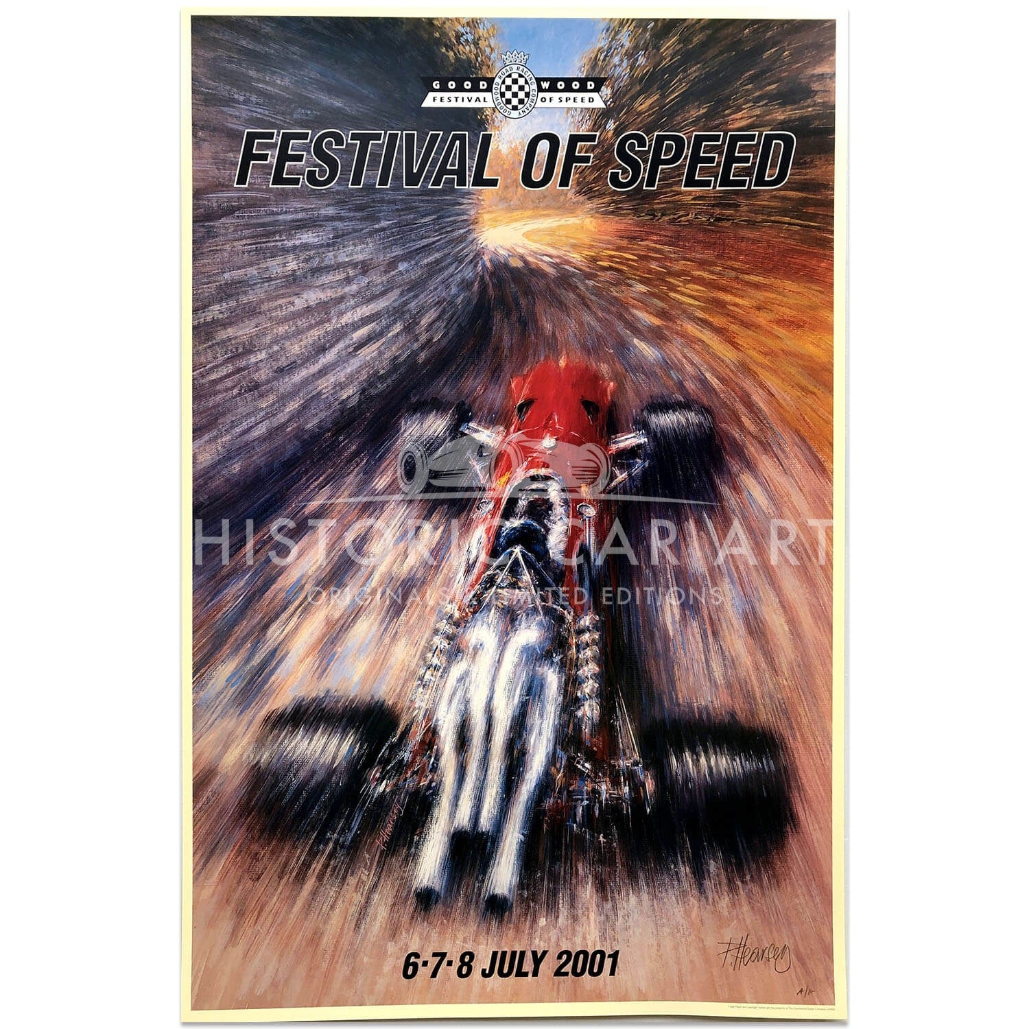 British | Goodwood Festival of Speed 2001 Poster