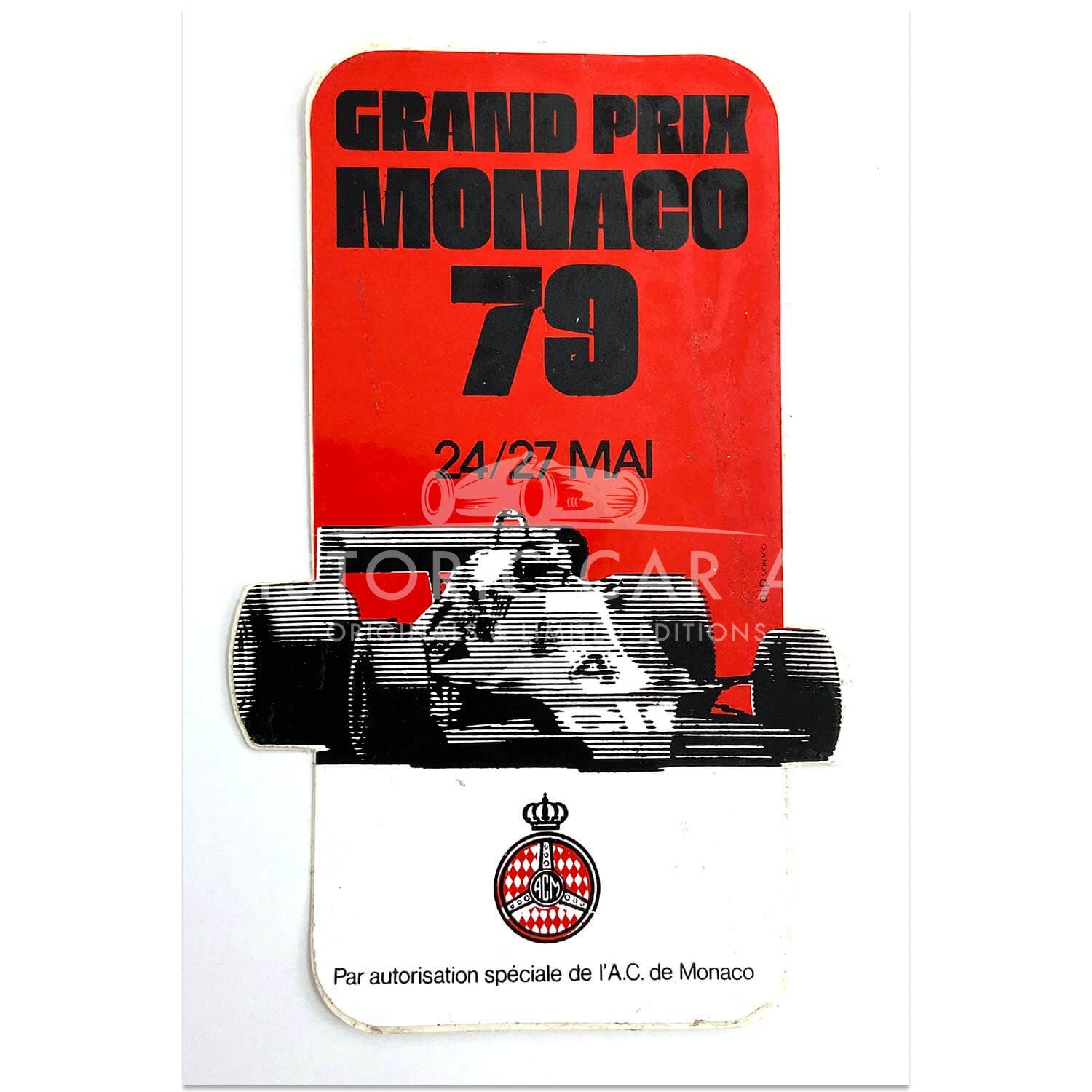 French | Monaco Grand Prix 1979 | Sticker