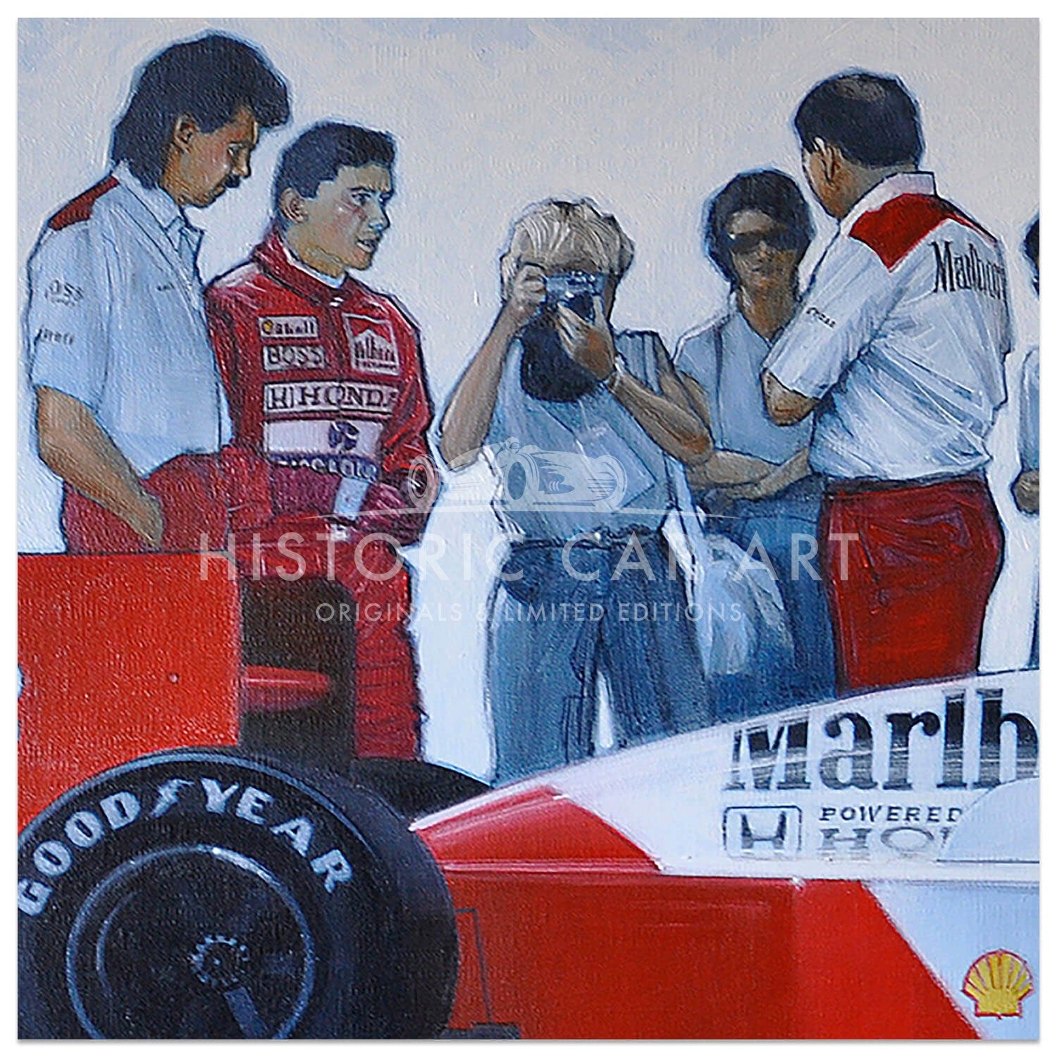 The Start of Something Big | Ayrton Senna | McLaren-Honda | Artwork