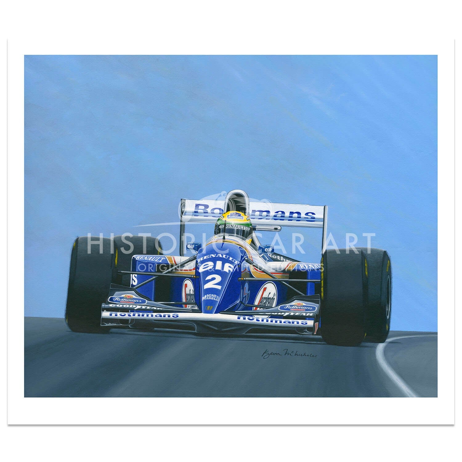 Senna | Ayrton Senna | Williams FW16 | Art Print