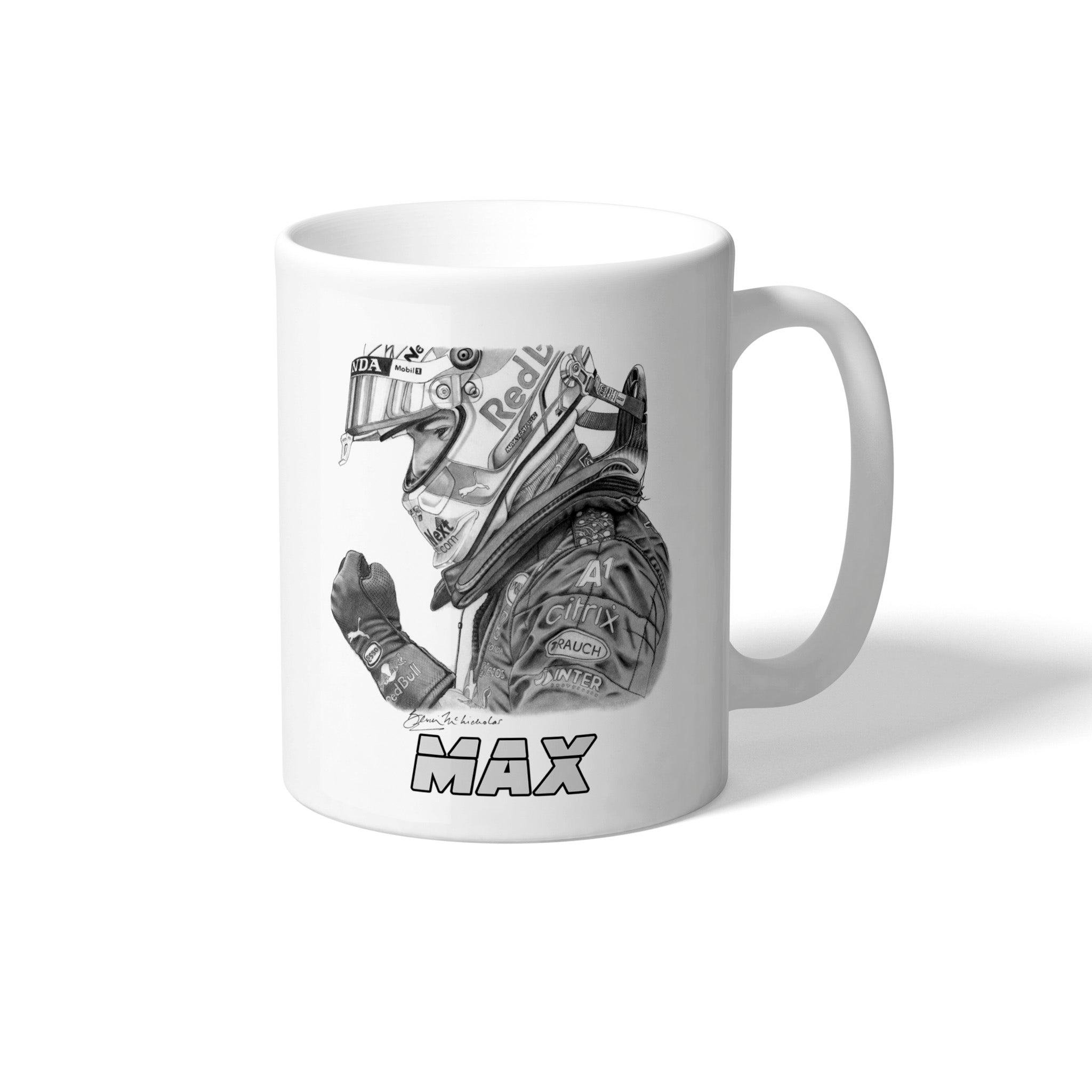 Max Verstappen | Red Bull | Art Mug or Coaster