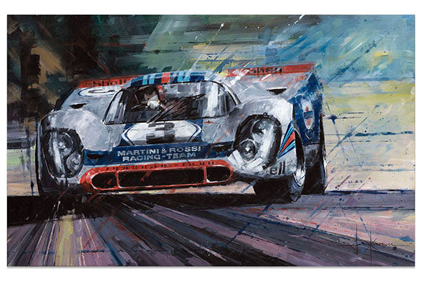 Martini in Motorsport Art Exhibition | Historic Car Art