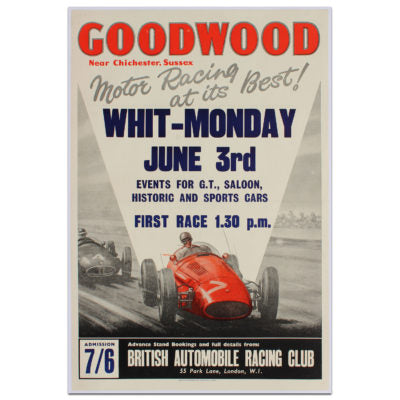 Goodwood Whit-Monday 1963 Poster