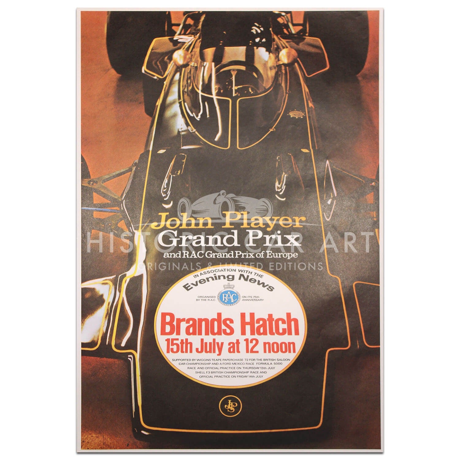 British Grand Prix 1972 Brands Hatch (European Grand Prix) Original Poster