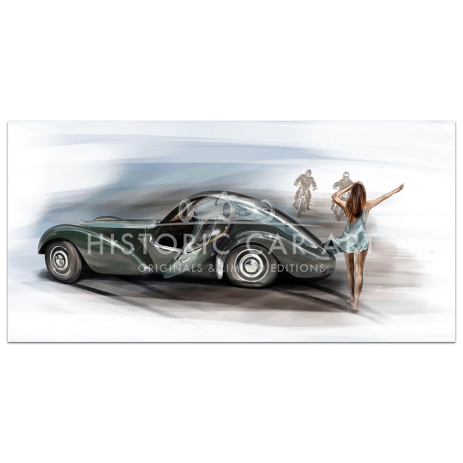 Bugatti Type 57SC | Art Print