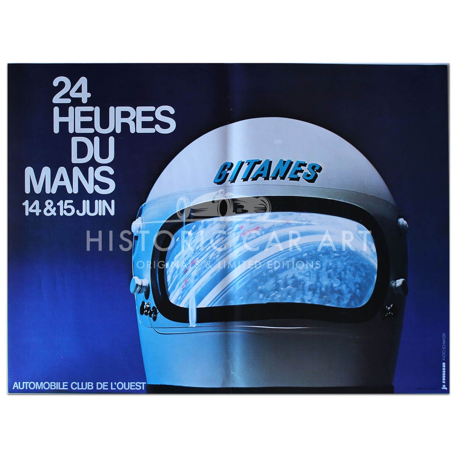 French | Le Mans 24 hours 1975 Original Poster