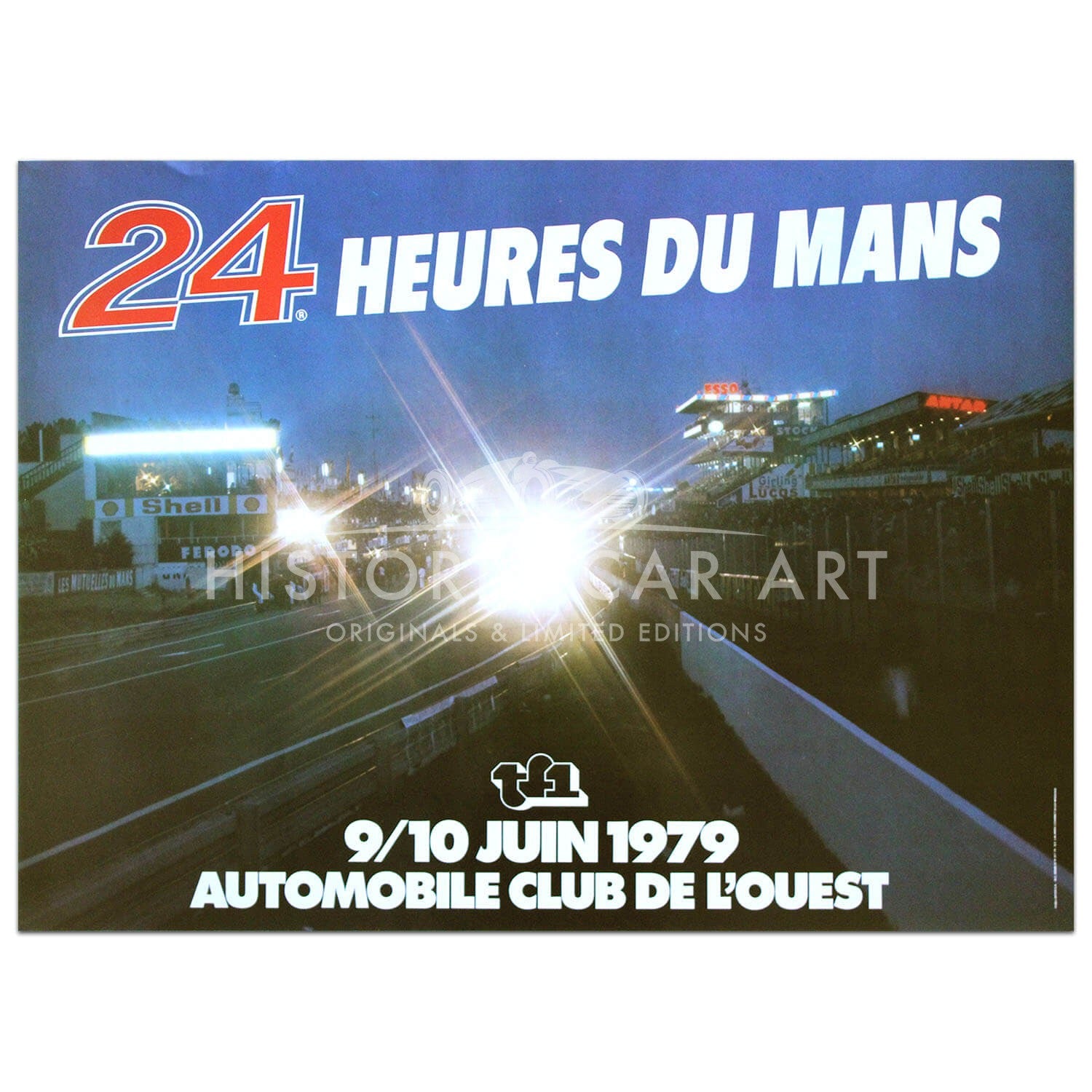 French | Le Mans 24 hours 1979 Original Poster