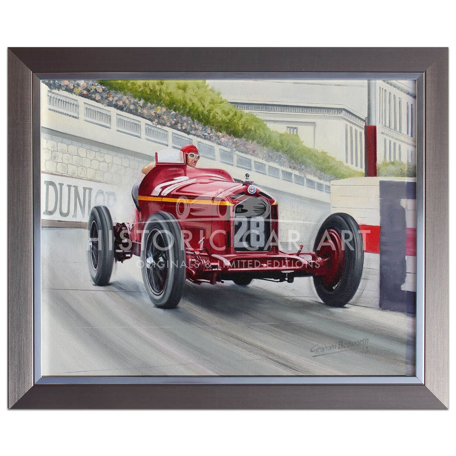 The Flying Mantuan | 1932 Monaco Grand Prix | Nuvolari | Artwork