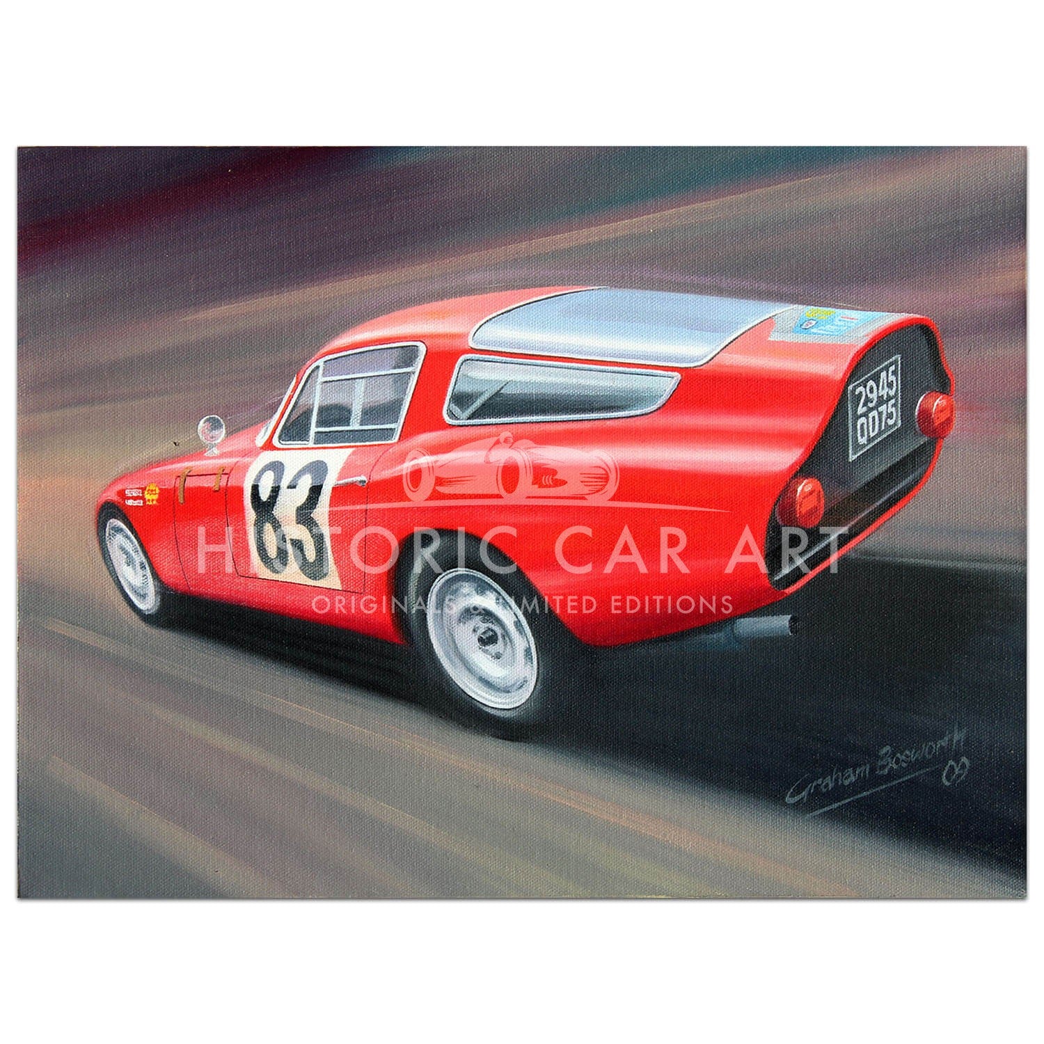 Alfa Romeo TZ 750015 | 1964 Coupe des Alpes | Artwork
