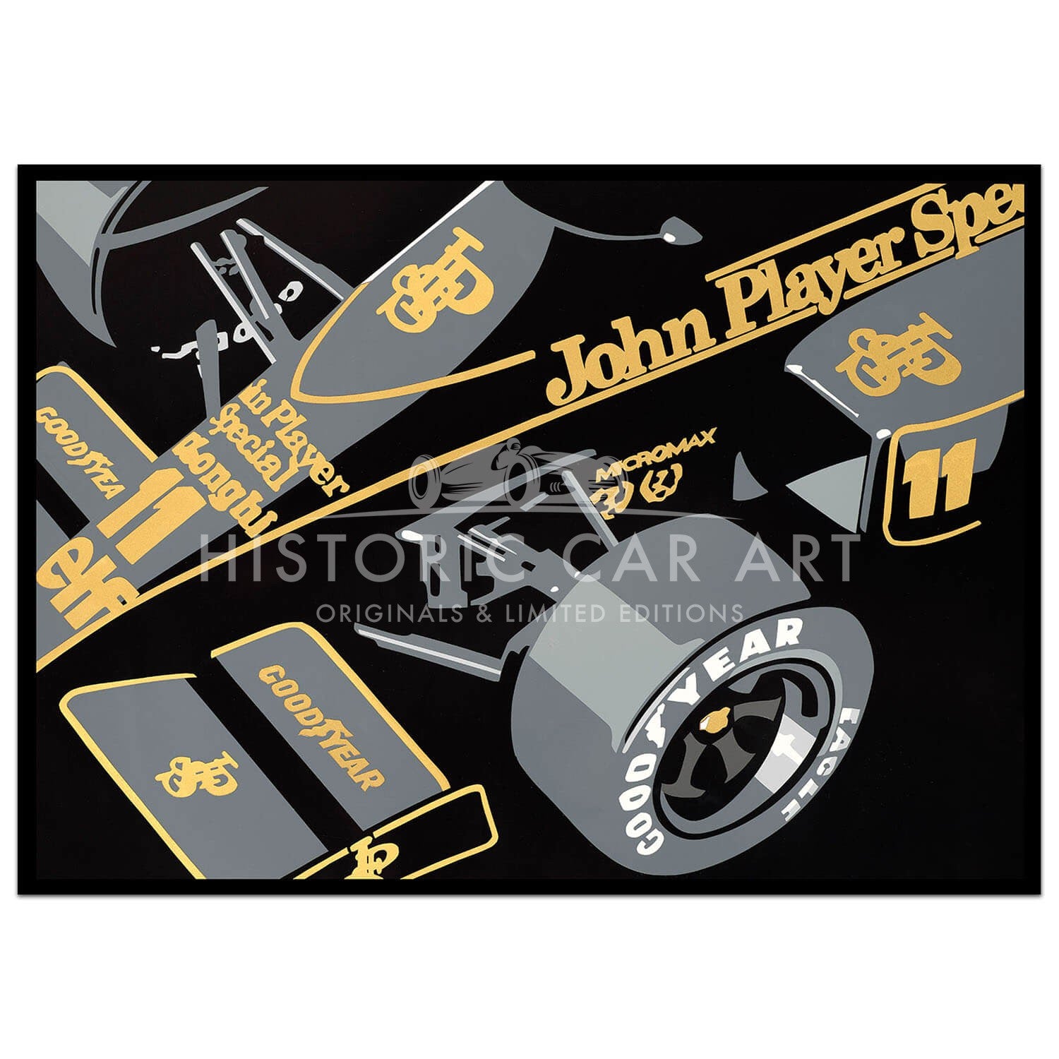 SPEED ICONS: JPS Lotus Formula 1 Car - Print