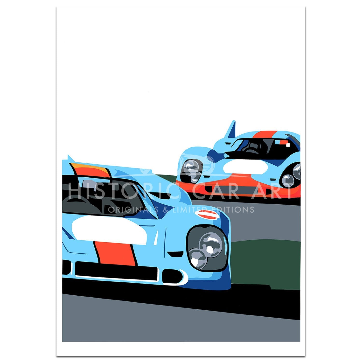 SPEED ICONS: Porsche Return to Le Mans Series No.1 - Print