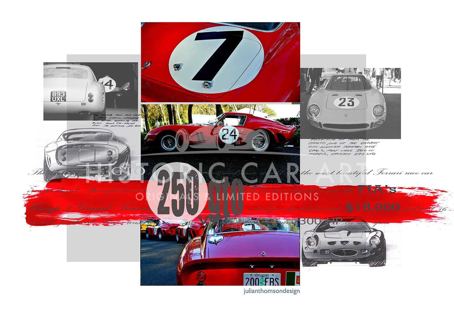 Ferrari 250 GTO - Designer Notes - Print
