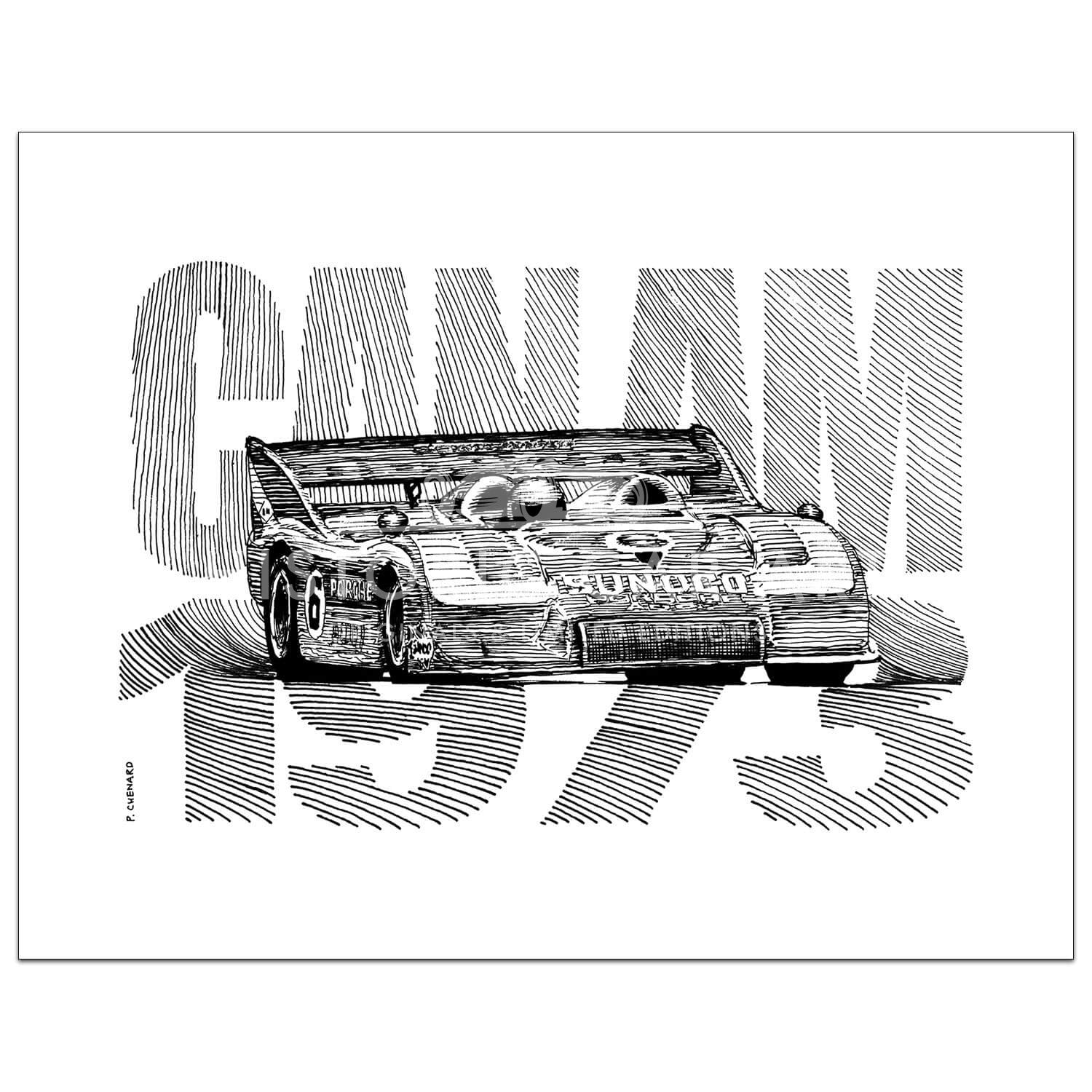 Can-Am 1973 | Donohue | Porsche 917/30 | Original Art