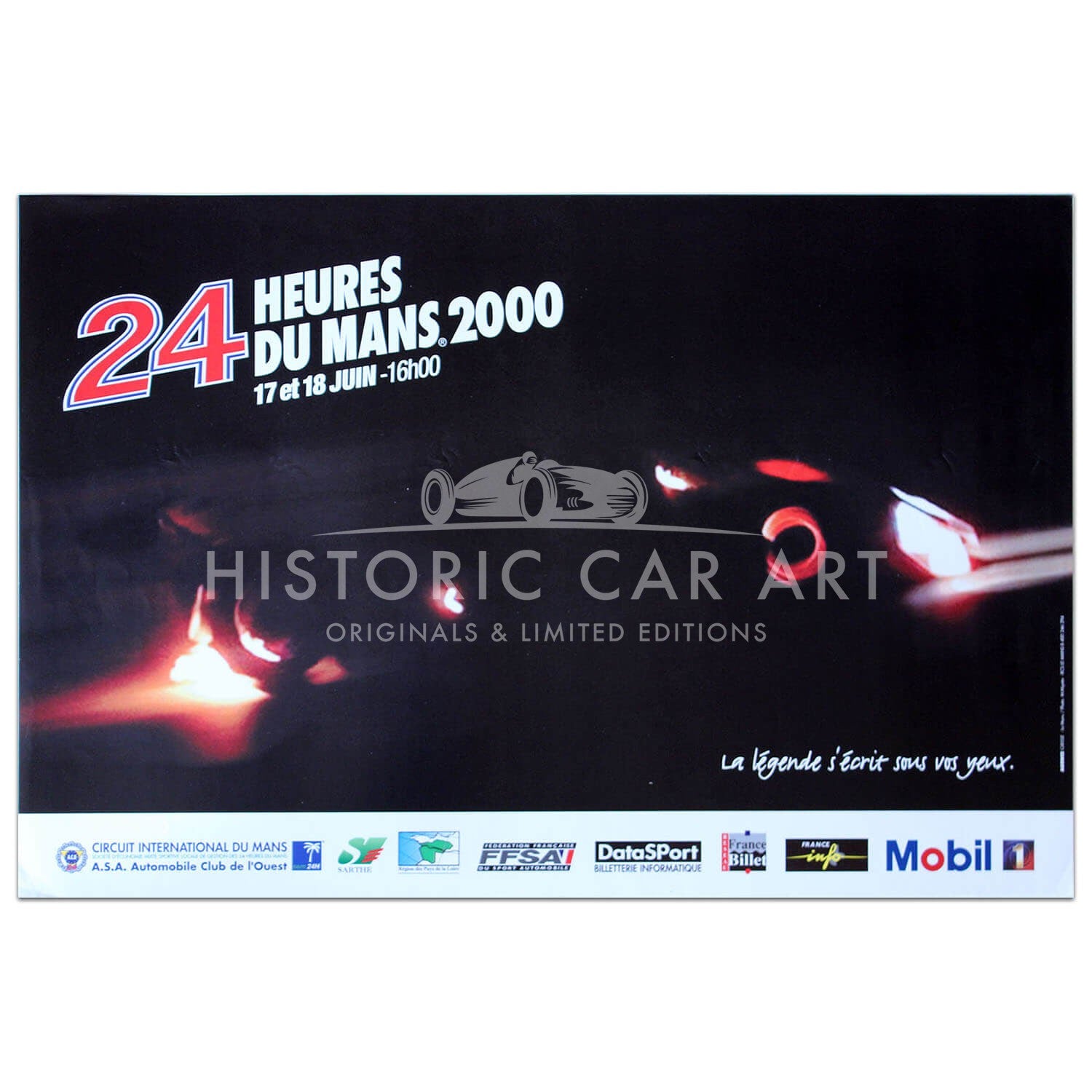 French | Le Mans 24 hours 2000 Original Poster