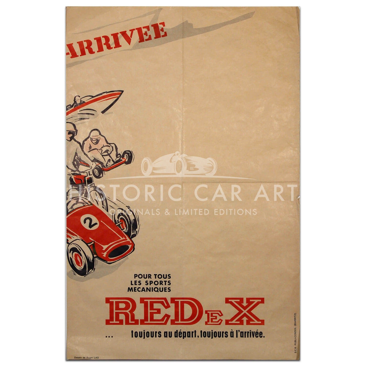 French | 1960's Karting - REDeX Original Poster