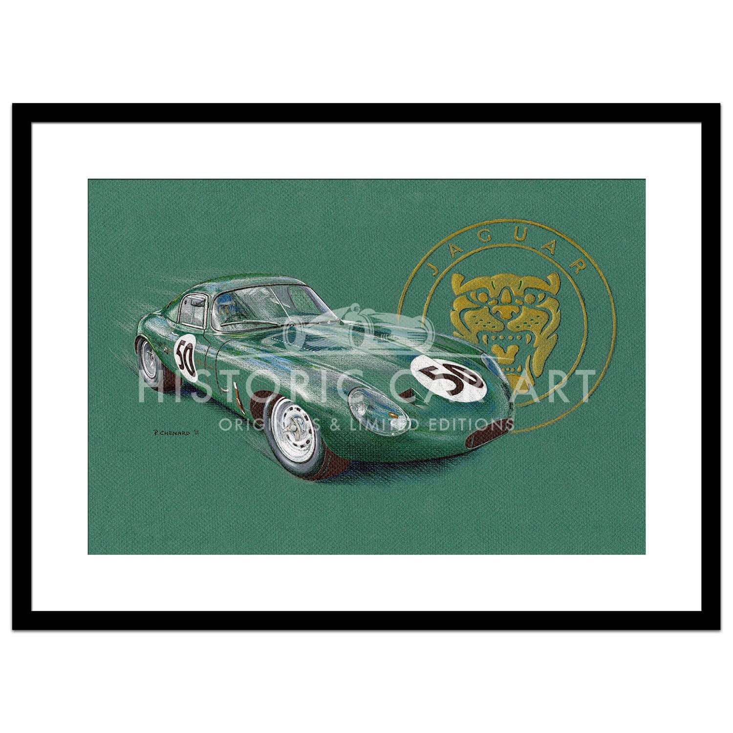 Jaguar E-type 50th Anniversary | Original Art