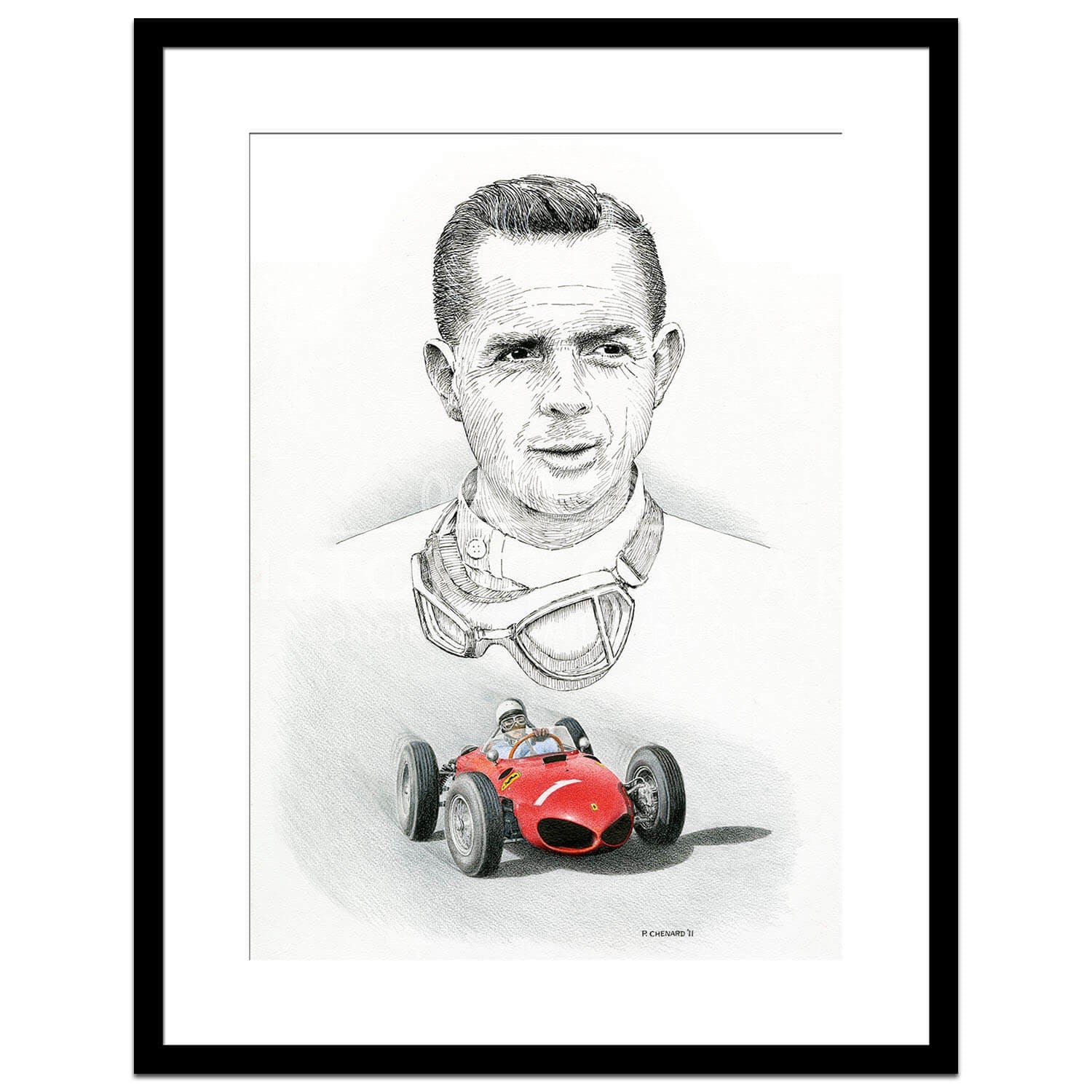 Phil Hill Tribute | Ferrari | Original Art