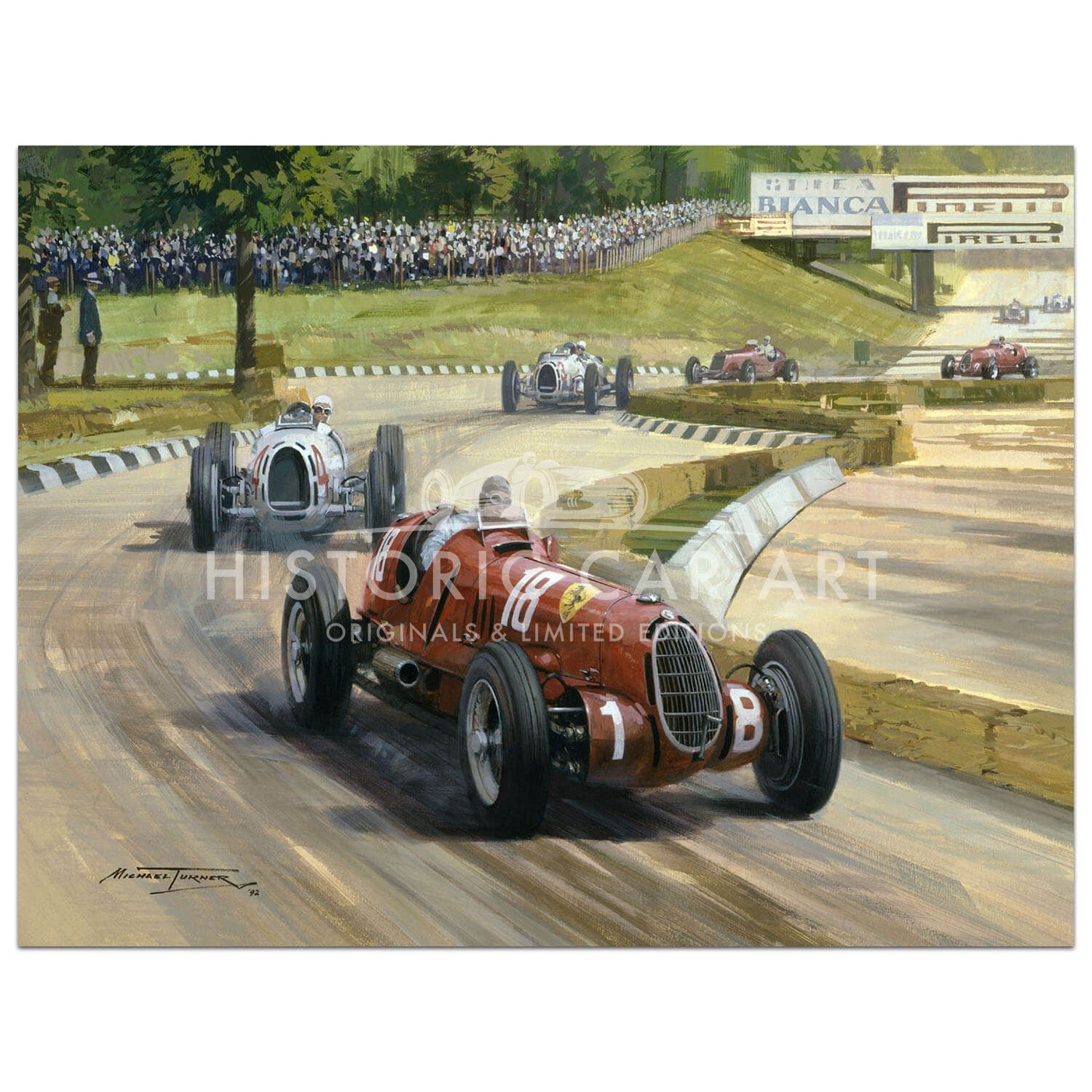 1936 Italian Grand Prix - Print