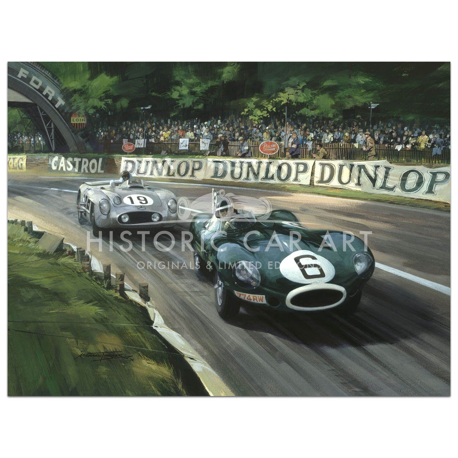 1955 Le Mans 24 hours - Print