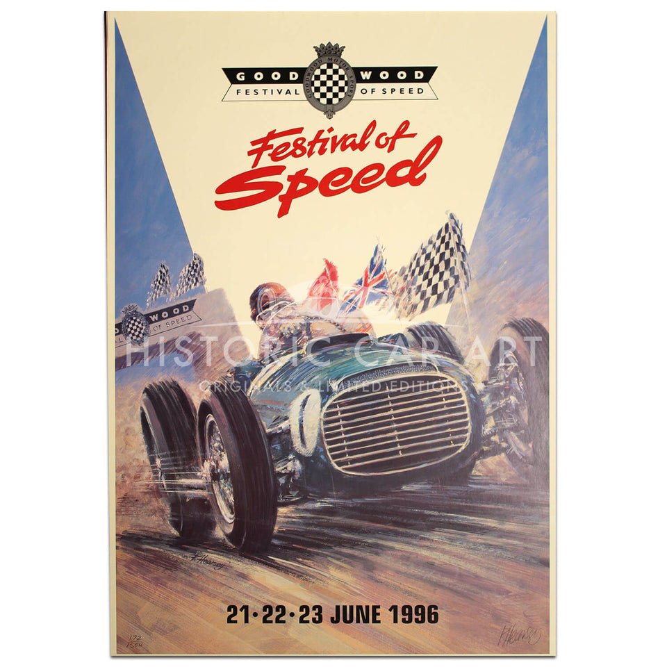 Peter HEARSEY -British | Goodwood Festival of Speed 1996 Poster ...