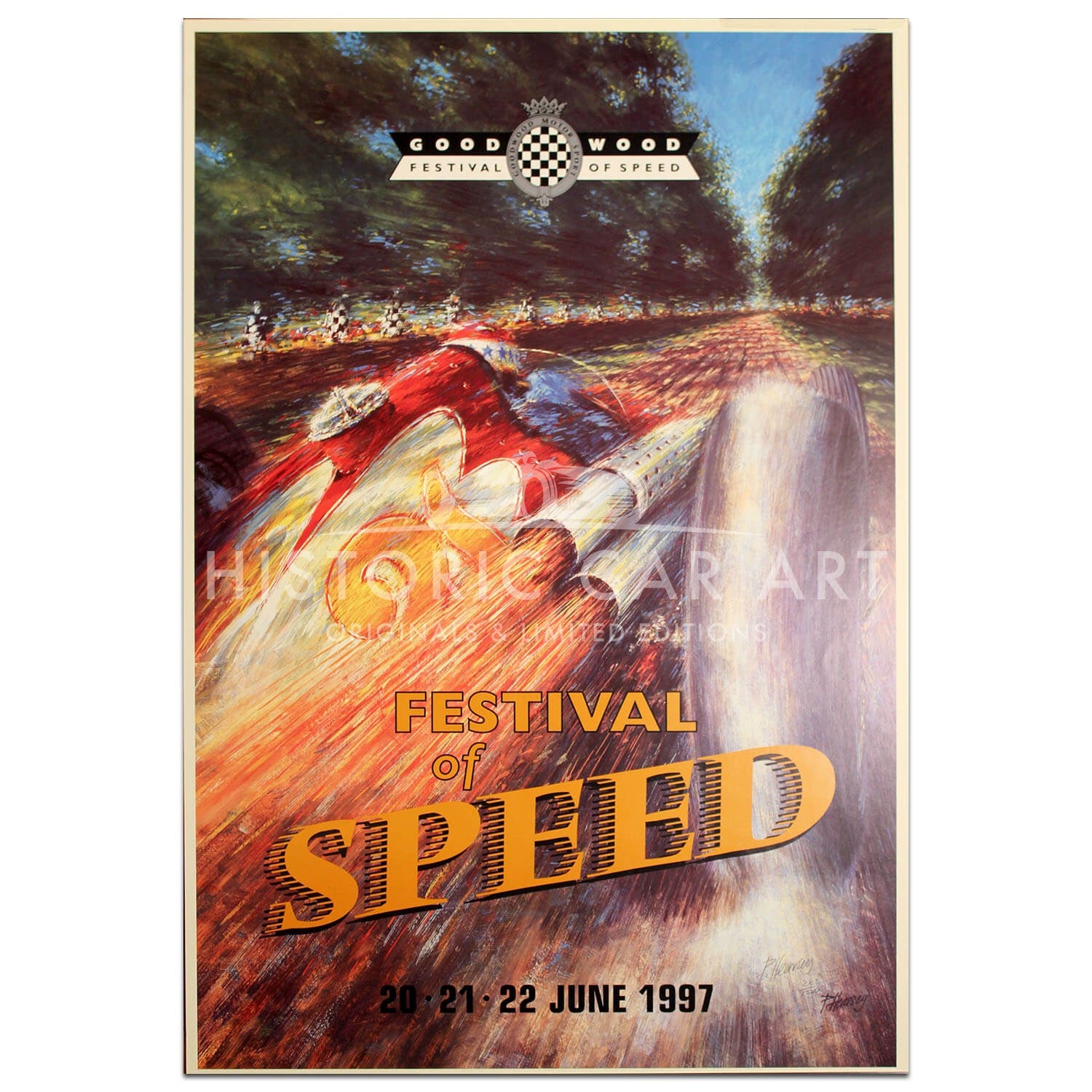British | Goodwood Festival of Speed 1997 Poster