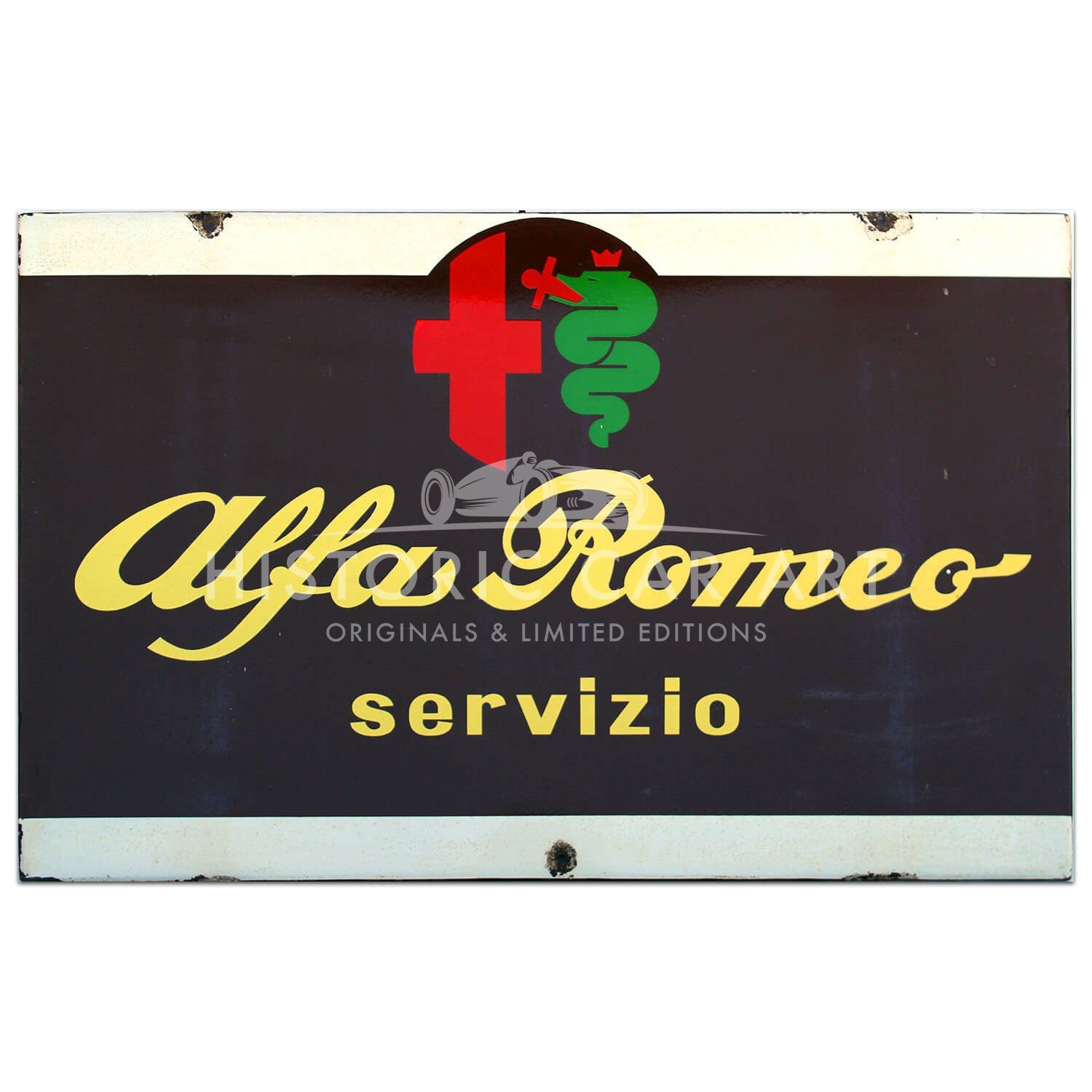 Alfa Romeo Dealer Service Sign