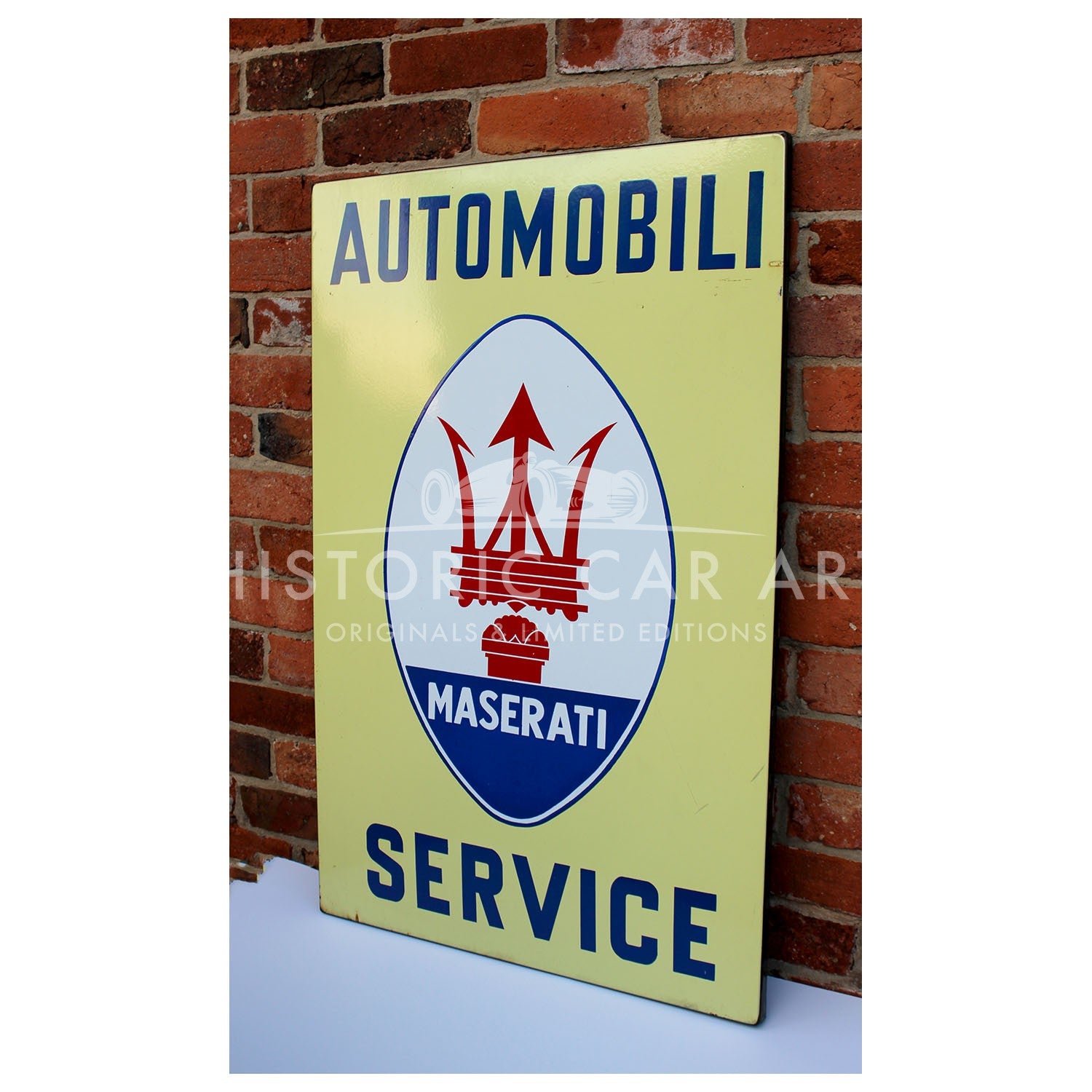 Maserati Dealer Service Sign
