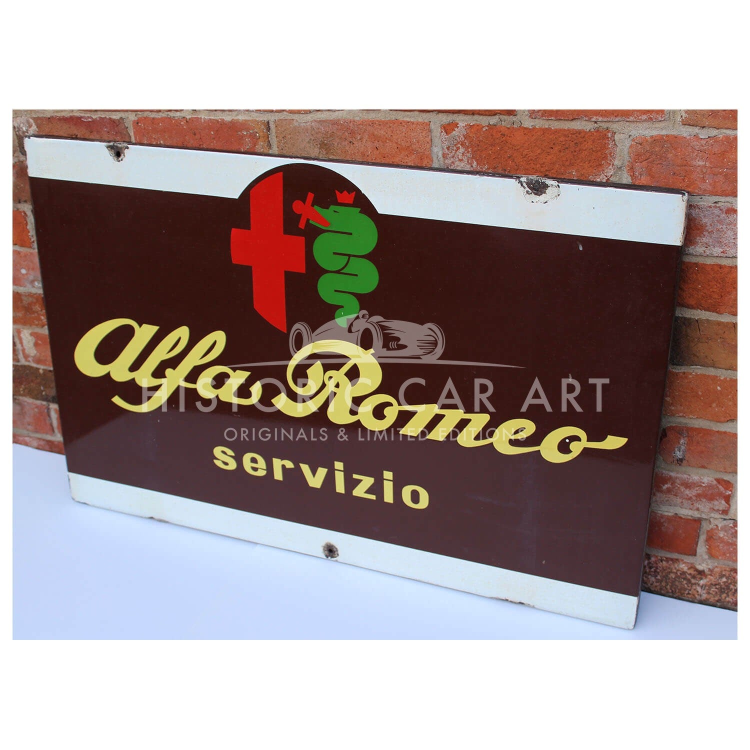 Alfa Romeo Dealer Service Sign