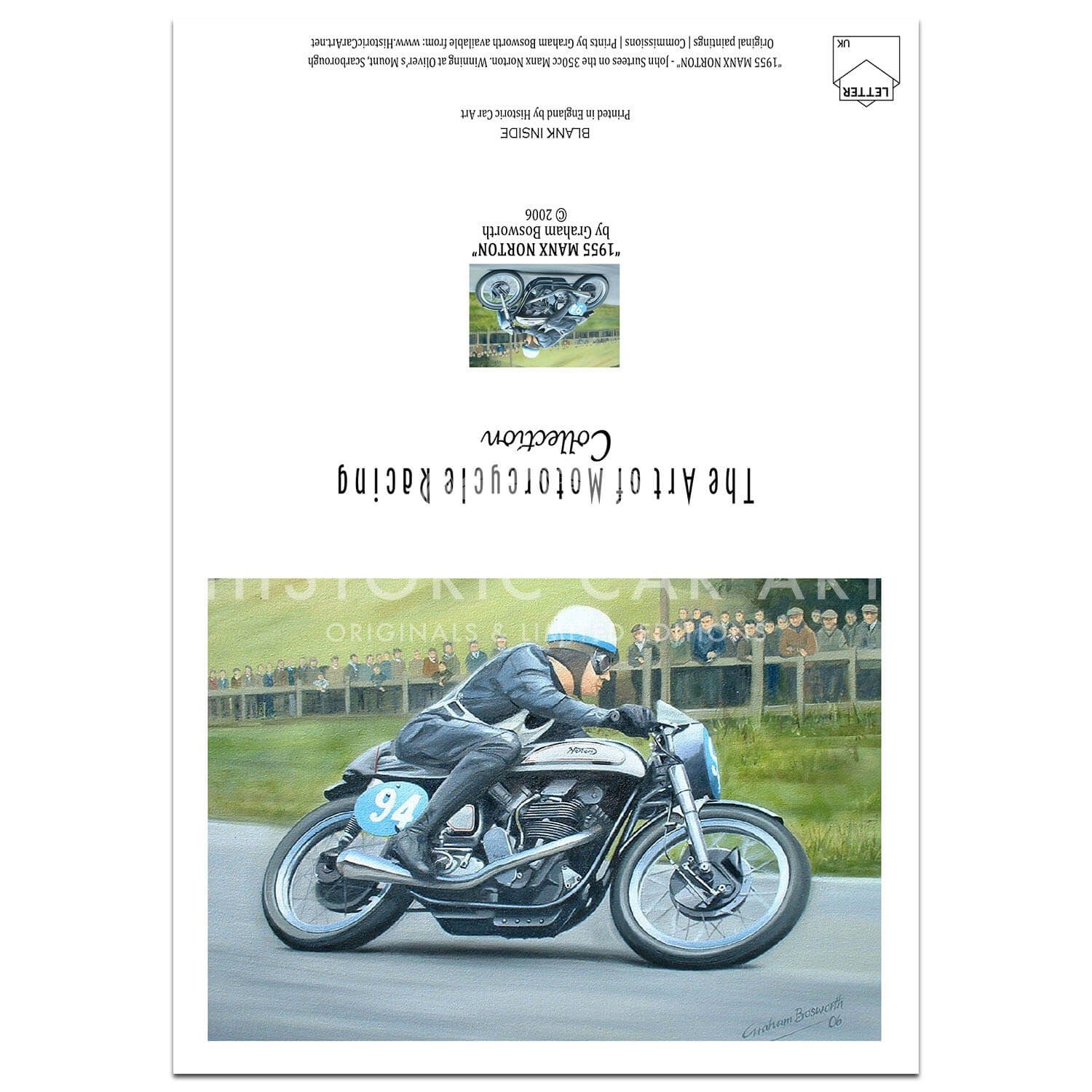 John Surtees | Manx Norton Motorcycle | Greetings Card