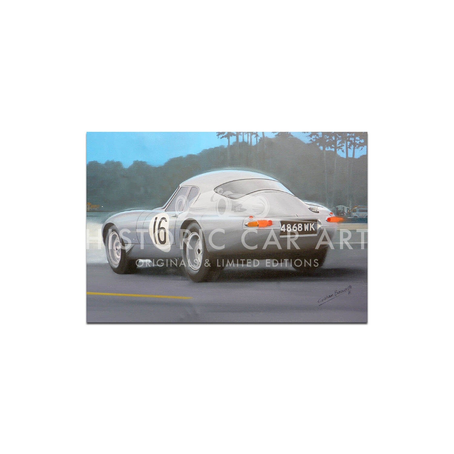 Jaguar E-type | Le Mans | Greetings Card
